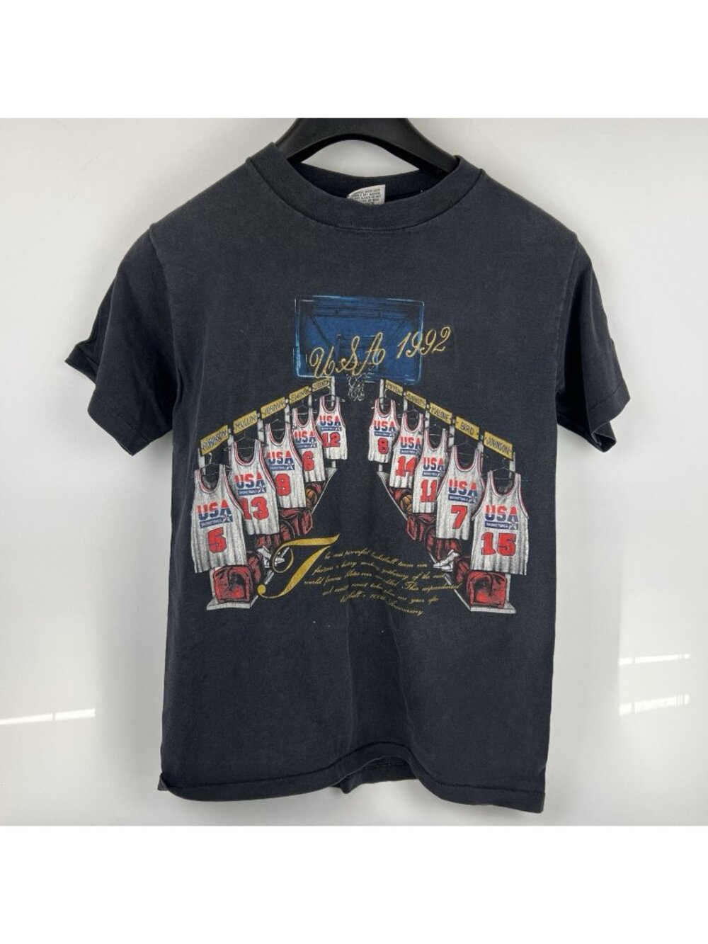 Nutmeg Mills 1992 Team USA Dream Team T-Shirt Mens M Black